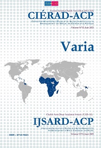    CIÉRAD-ACP, Volume N°15, Juin 2023  